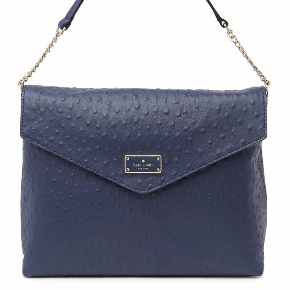 Kate Spade a la vita ostrich bag